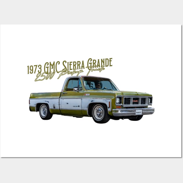 1973 GMC Sierra Grande 2500 Pickup Truck Wall Art by Gestalt Imagery